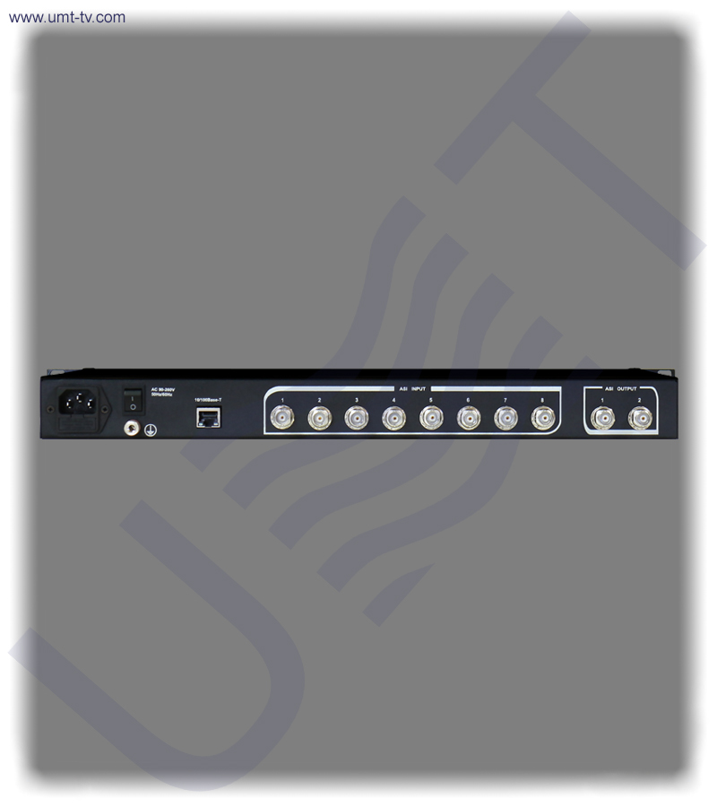 Dvb 8ts re multiplexer (rear) umt llc
